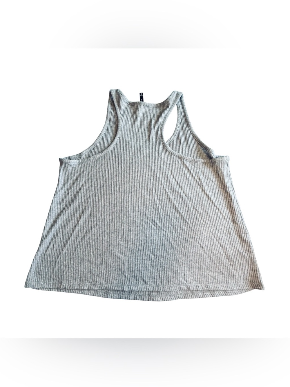 torrid Light Gray Ribbed Scoop Tank - Picture 5 of 9
